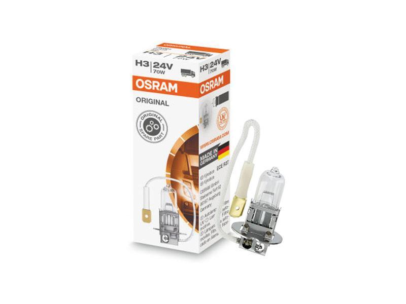 1бр. Халогенна крушка Osram H3 Original 24V, 70W, PK22s