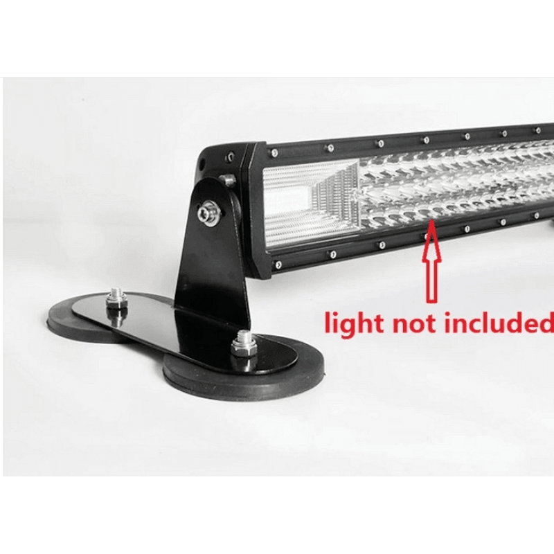 2 броя Магнитни Стойки Скоби Магнит За Лед Led Диоден Бар Bar Фар