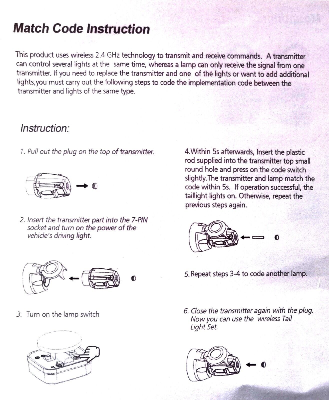 Комплект Безжични Преносими Диодни Лед Led Стопове Wireless с Магнит Неон Neon Ефект 12-24V 108mm х 102mm x 46mm E9 за Ремарке Каравана Платформа и др.