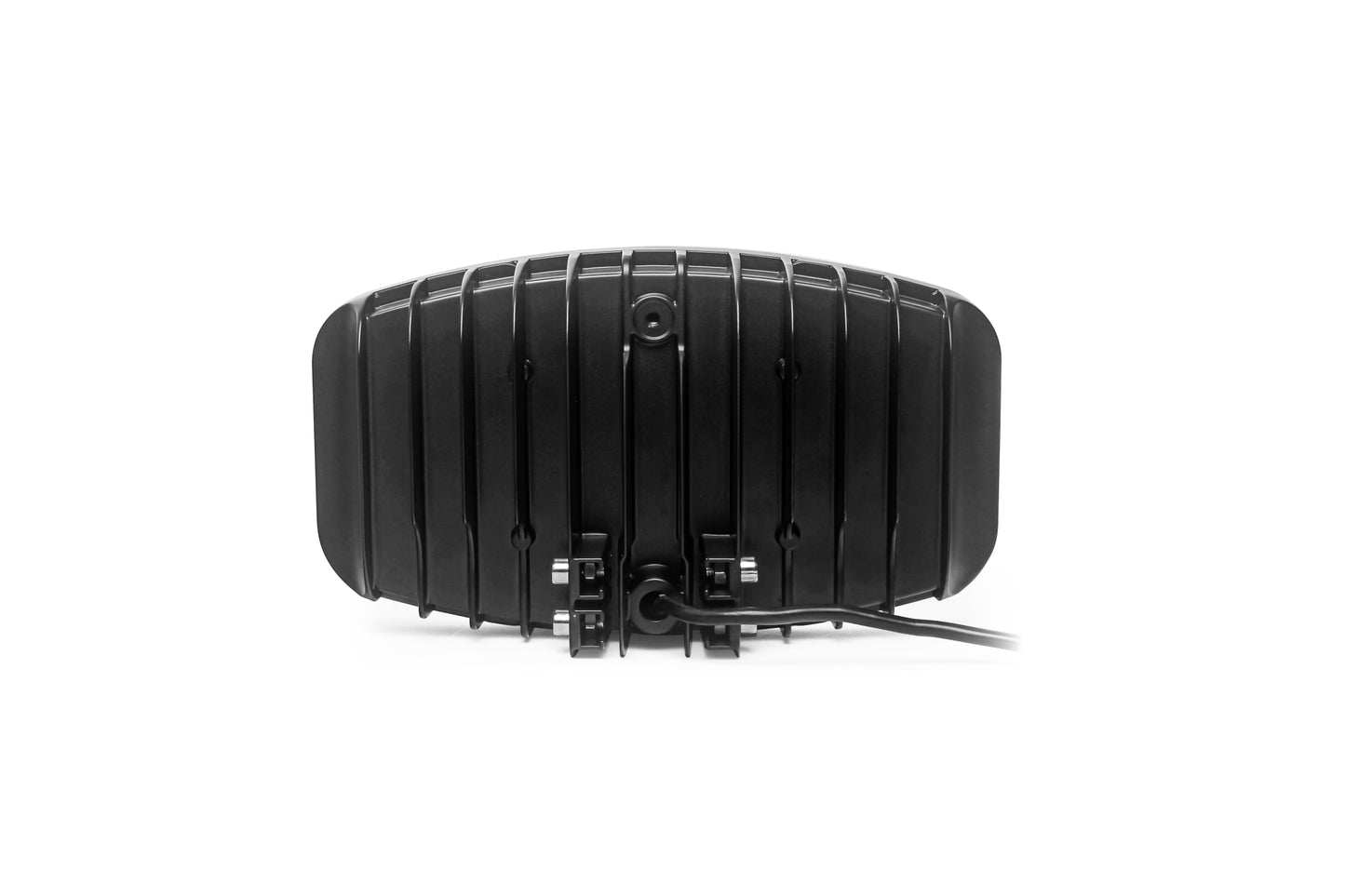 80W LED Лед Фар Халоген с DRL дневни светлини габарит бяло - оранжево неон ефект 24,5см x 13,9см, 4100lm, 12V - 24V, E-Mark Подходящ За DAF MAN Scania Volvo и др.