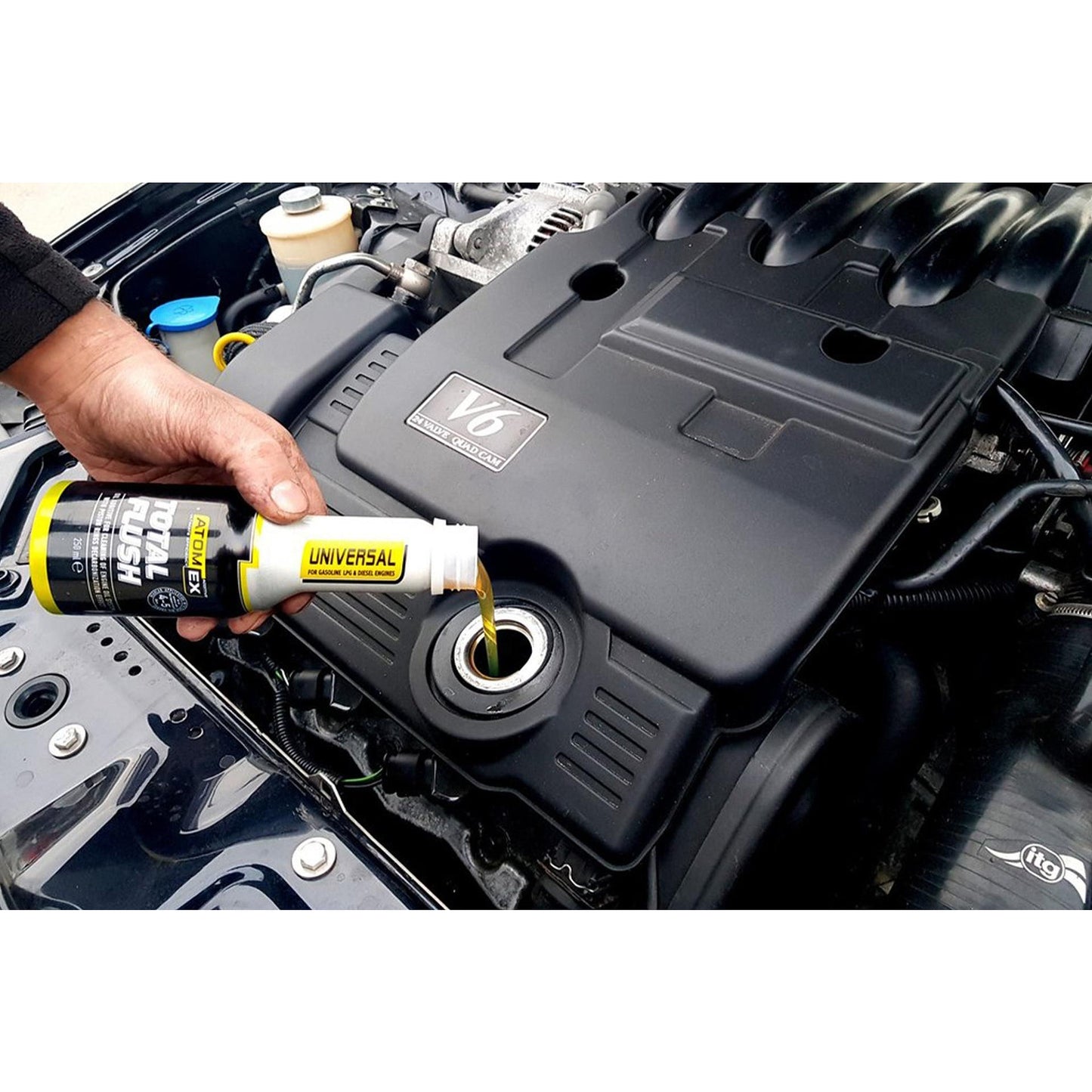 Добавка Xado Atomex Total Flush за почистване на маслена система 250ml