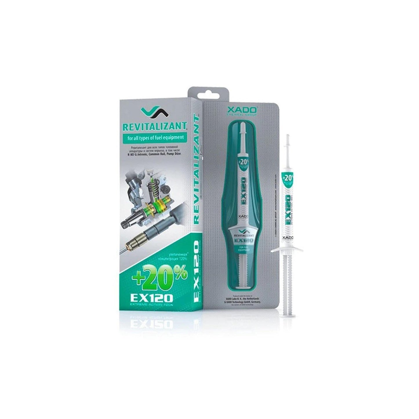 Добавка Xado EХ120 ревитализант за горивна система 8ml