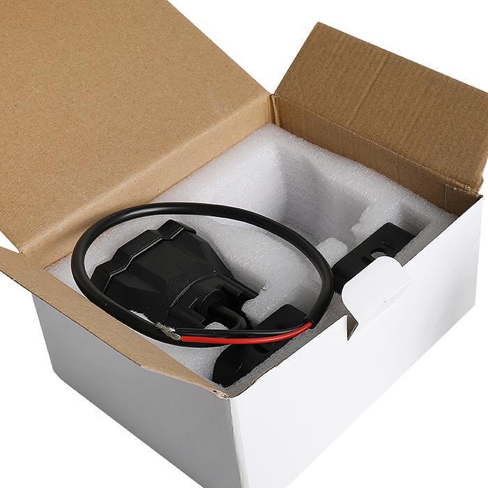 Комплект 2бр Мощни жълти ЛЕД прожектори 3" 60W, 4500lm, 12/24V, Жълта светлина, Светлинен Лъч до 320м