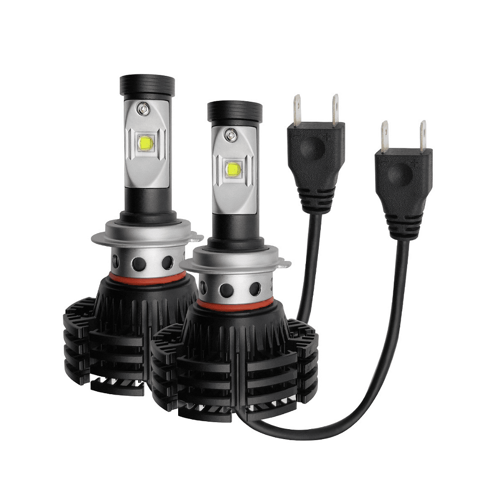 Комплект LED крушки H7 X4 100W, 10 000lm – 6500K студено бяла светлина, 12V/24V