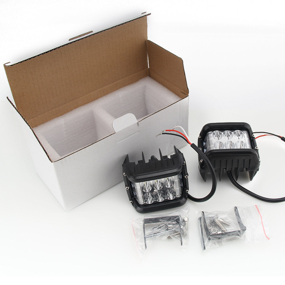 Комплект универсални LED халогени 3" 72W две светлини