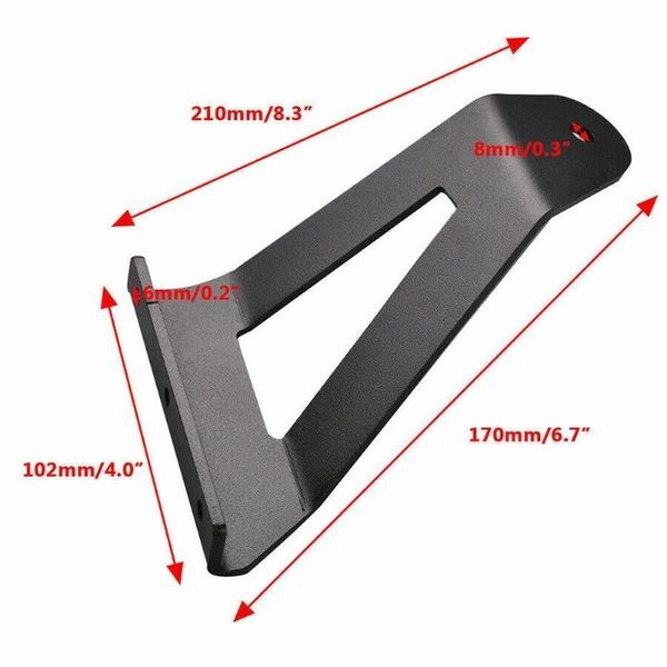 Универсални крепежни стойки за ЛЕД БАР за захващане над предното стъкло