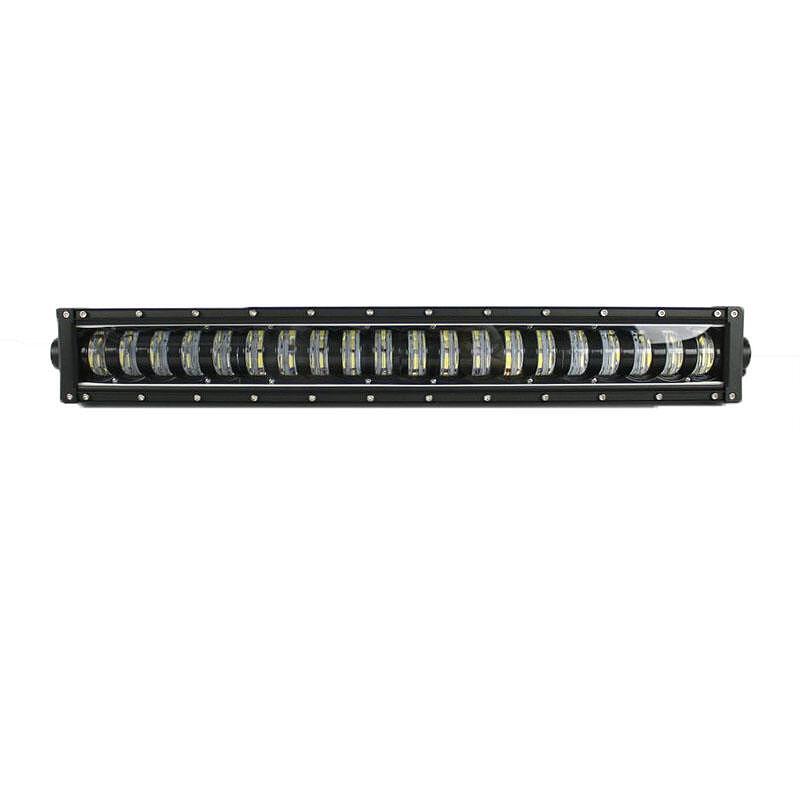 10D 63см 160W LED LIGHT BAR с лупи, Hi/Lo Основна и габаритна светлина, прав лед лайт бар