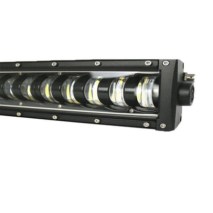 10D 113.8см 320W LED LIGHT BAR с лупи, Hi/Lo Основна и габаритна светлина, прав лед лайт бар