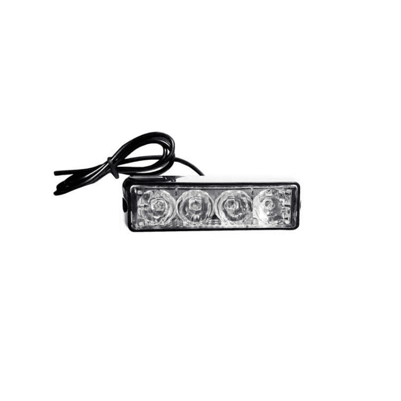 10см LED аварийна лампа - за пътна помощ, мигаща жълта блиц ветлина