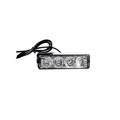 10см LED аварийна лампа - за пътна помощ, мигаща жълта блиц ветлина