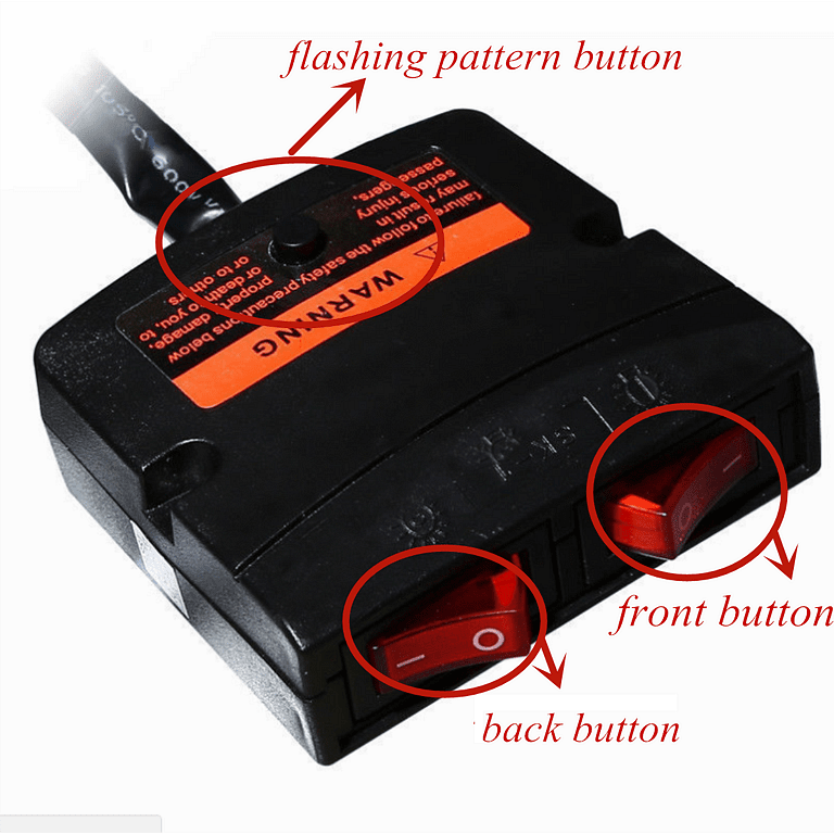 119см LED диодна аварийна сигнална лампа за таван 12-24V маяк, буркан