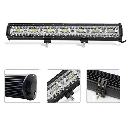 12D+ 20" (50см) LED BAR 240W прав ЛЕД лайт бар 6500K, долно захващане