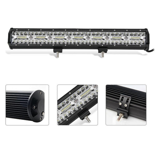 12D+ 20" (50см) LED BAR 240W прав ЛЕД лайт бар 6500K, долно захващане