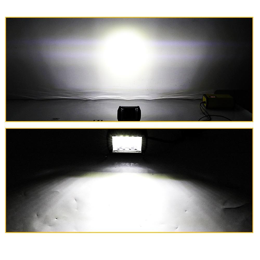 12D+ 4" (10см) LED BAR 60W ЛЕД лайт бар 6500K, долно захващане