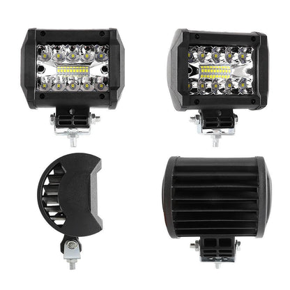 12D+ 4" (10см) LED BAR 60W ЛЕД лайт бар 6500K, долно захващане