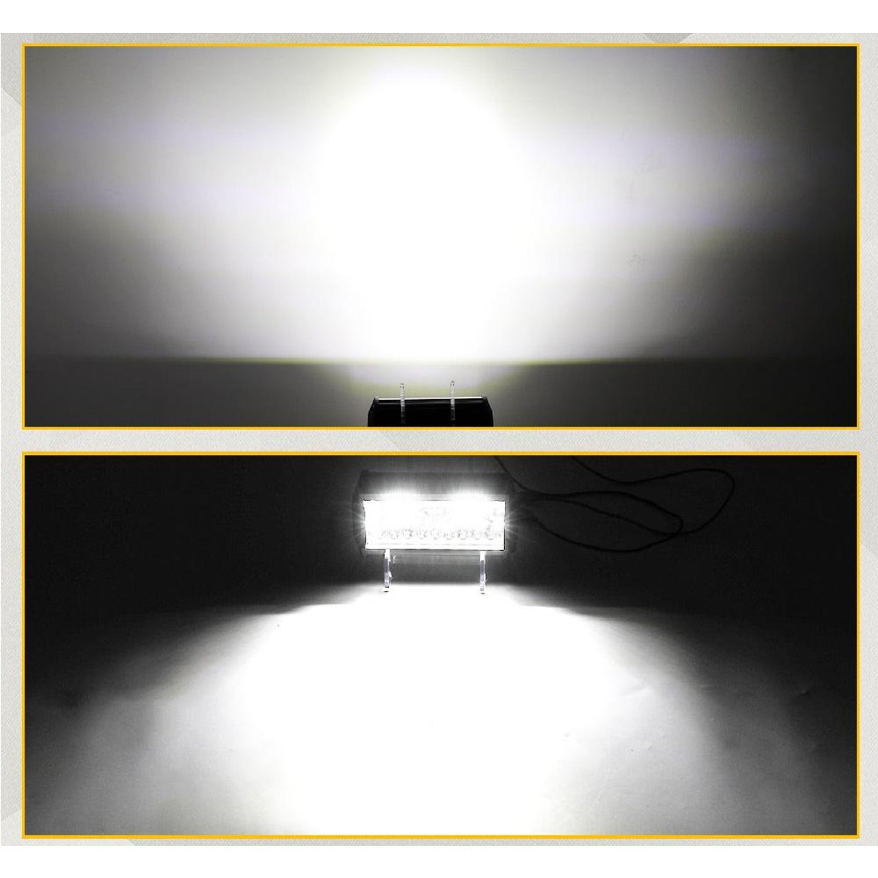 12D+ 6.5" (16.5см) LED BAR 180W прав ЛЕД лайт бар 6500K, долно захващане