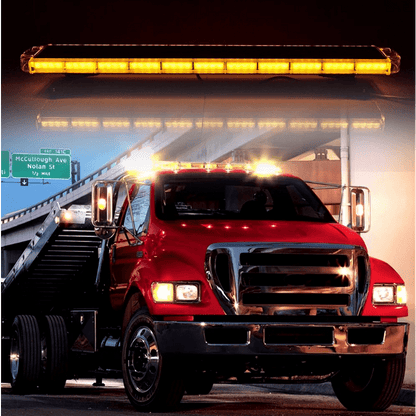 130см LED диодна аварийна сигнална лампа за таван 12-24V маяк, буркан