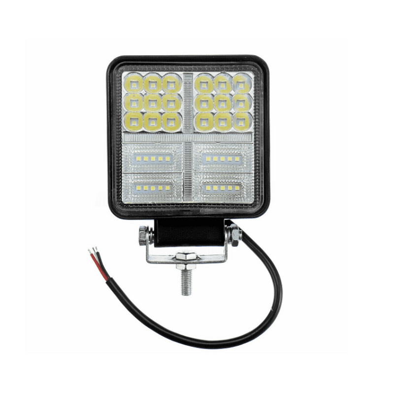 162W LED Диоден Фар Работна Бяла Жълта Светлина Габарит Мъгла Лампа 12V 24V