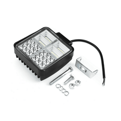 162W LED Диоден Фар Работна Бяла Жълта Светлина Габарит Мъгла Лампа 12V 24V