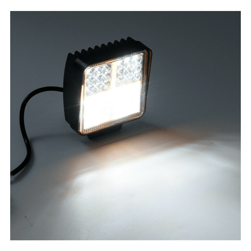 162W LED Диоден Фар Работна Бяла Жълта Светлина Габарит Мъгла Лампа 12V 24V