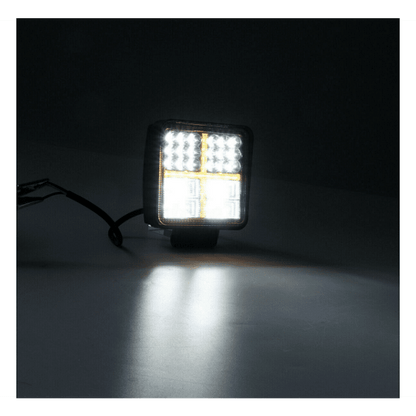 162W LED Диоден Фар Работна Бяла Жълта Светлина Габарит Мъгла Лампа 12V 24V