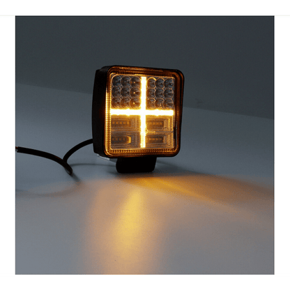 162W LED Диоден Фар Работна Бяла Жълта Светлина Габарит Мъгла Лампа 12V 24V