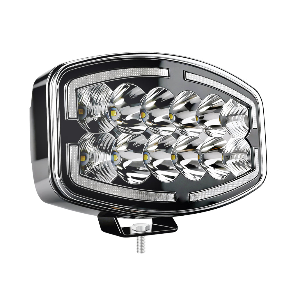 1бр LED Фар / Прожектор за джип, камион и работна техника, 32W 12V/24V, 10"/25см