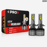 LED крушки PRO9 H4 65W 6000K 12000lm 12-24V