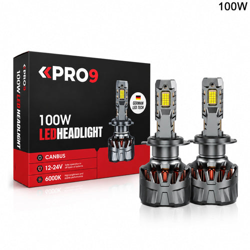 LED крушки PRO9 H7 100W 6000K 16000lm 12-24V