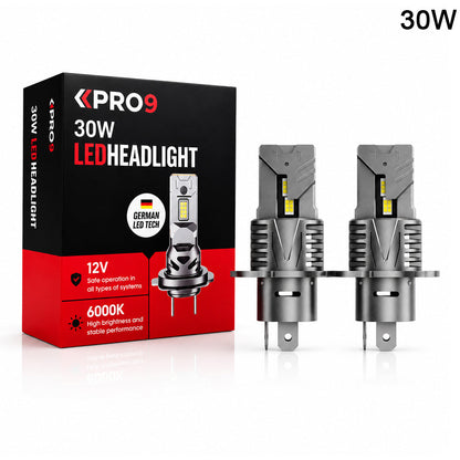 LED крушки PRO9 H4 30W 6000K mini 12V