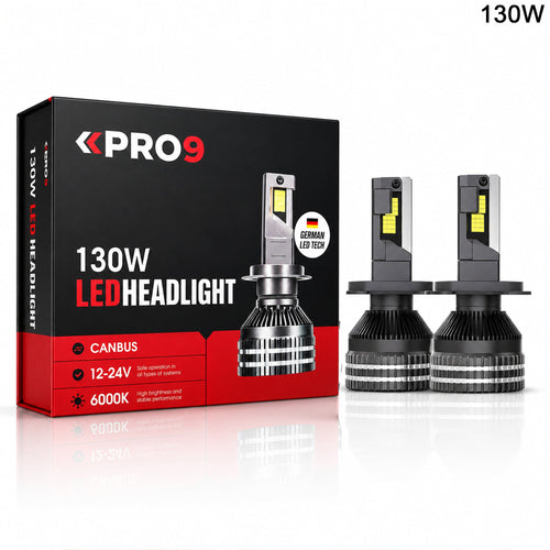 LED крушки PRO9 H4 130W 6000K 18000lm 12-24V