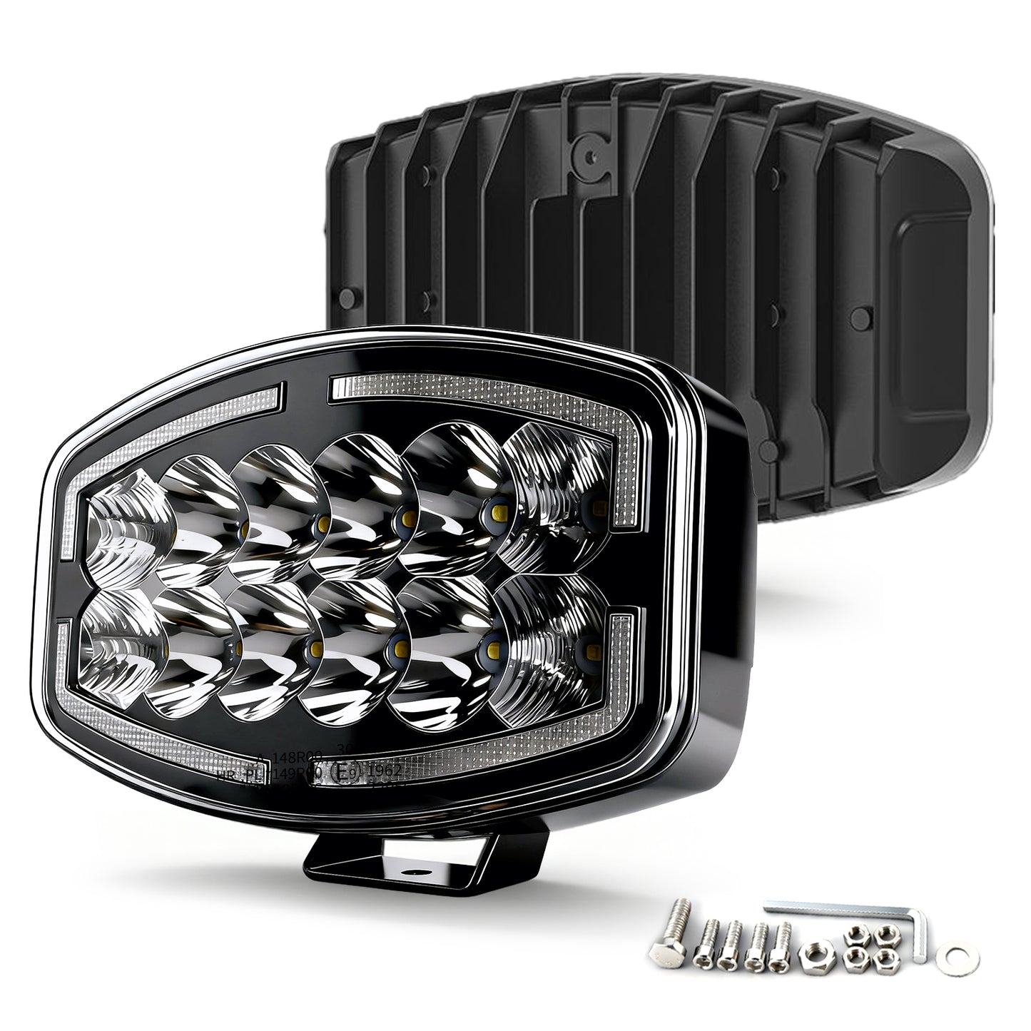 1бр LED Фар / Прожектор за джип, камион и работна техника, 32W 12V/24V, 10"/25см
