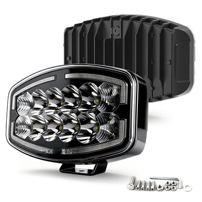 1бр LED Фар / Прожектор за джип, камион и работна техника, 32W 12V/24V, 10"/25см