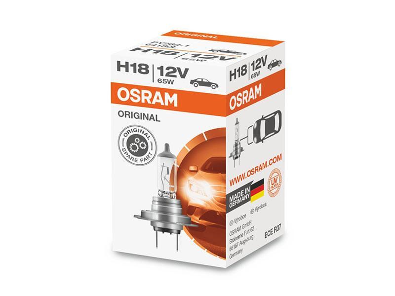 1бр. Халогенна крушка Osram H18 Original 12V, 65W, PY26d-1