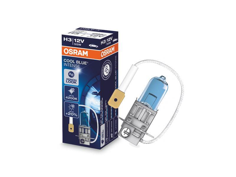 1бр. Халогенна крушка Osram H3 Cool Blue Intense 12V, 55W, PK22s