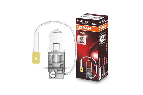 1бр. Халогенна крушка Osram H3 Super 12V, 55W, PK22s