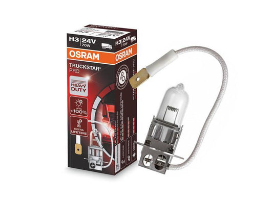 1бр. Халогенна крушка Osram H3 Truckstar Pro 24V, 70W, PK22s