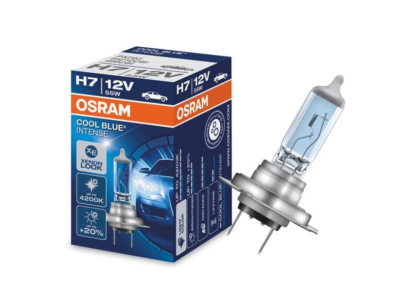 1бр. Халогенна крушка Osram H7 Cool Blue Intense 12V, 55W, PX26d