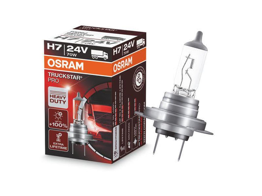1бр. Халогенна крушка Osram H7 Truckstar Pro 24V, 70W, PX26d
