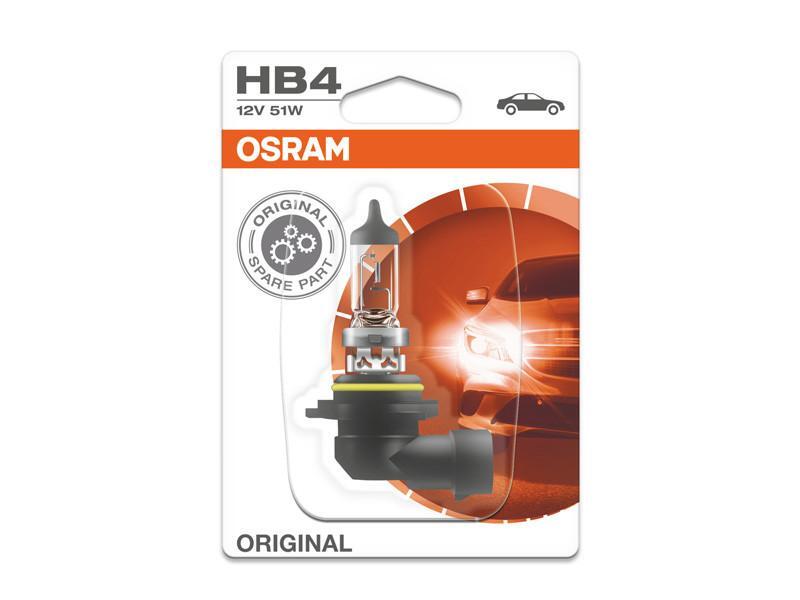 1бр Халогенна крушка Osram HB4 Original 12V, 51W, P22D