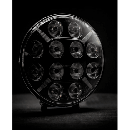 1бр Кръгъл LED фар 8.6" 120W , Ø 218мм, 12/24V диоден халоген