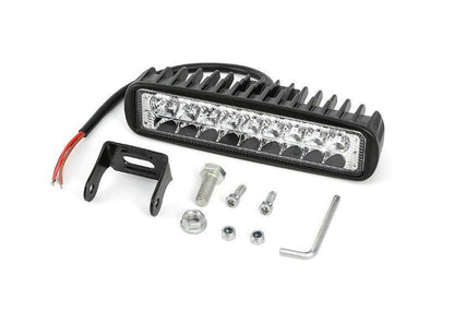 1бр Универсален мощен LED халоген с мигач 15.5см 54W 12/24V