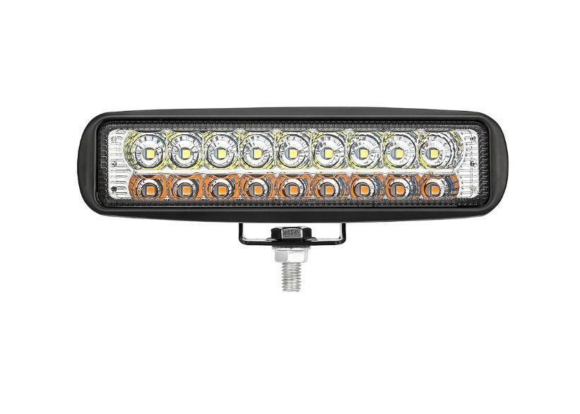 1бр Универсален мощен LED халоген с мигач 15.5см 54W 12/24V