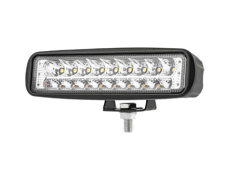 1бр Универсален мощен LED халоген с мигач 15.5см 54W 12/24V