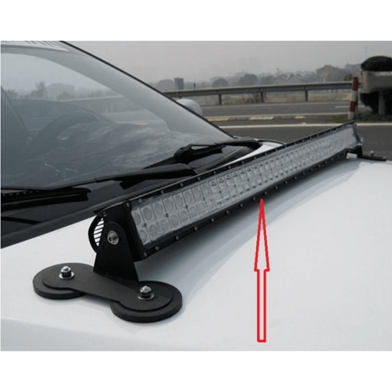 2 броя Магнитни Стойки Скоби Магнит За Лед Led Диоден Бар Bar Фар