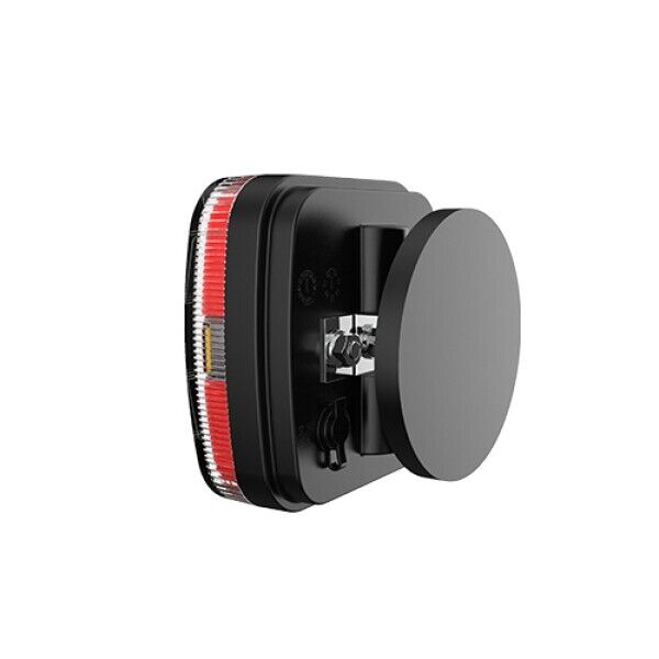 Комплект Безжични Преносими Диодни Лед Led Стопове Wireless с Магнит Неон Neon Ефект 12-24V 108mm х 102mm x 46mm E9 за Ремарке Каравана Платформа и др.