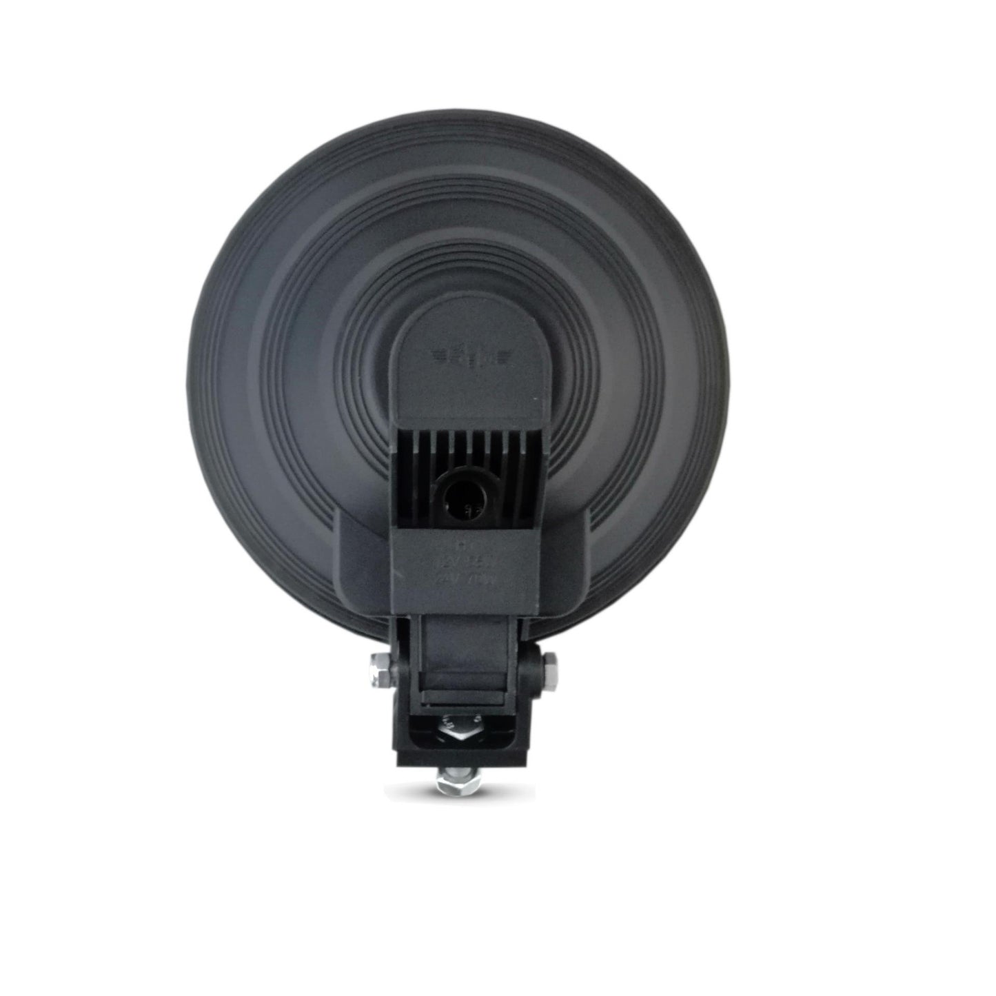 23см SIM BLACK EIDITION Кръгъл халогенен фар за мъгла с насочена светлина със затъмнено стъкло + LED Angel Eye / Ангелски очи в оранжева светлина 12V - 24V E- mark