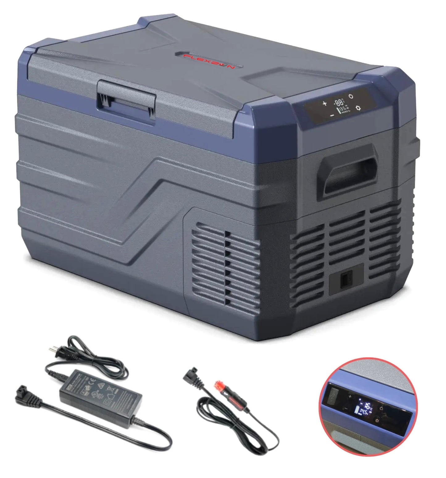 Преносим хладилник (фризер, хладилна кутия) с компресор 12V/24V 100/220V 30л,40л,50л + 🎁 Подарък 4 бири кенче
