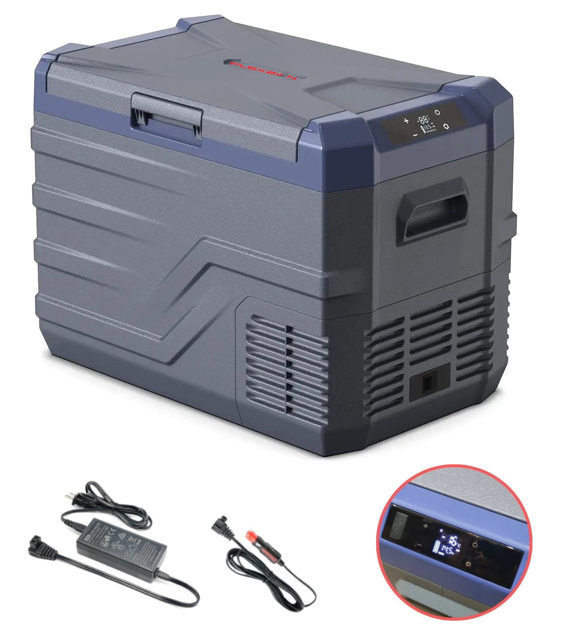 Преносим хладилник (фризер, хладилна кутия) с компресор 12V/24V 100/220V 30л,40л,50л + 🎁 Подарък 4 бири кенче