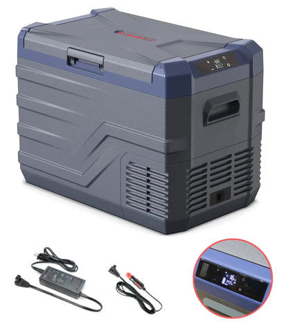 Преносим хладилник (фризер, хладилна кутия) с компресор 12V/24V 100/220V 30л,40л,50л + 🎁 Подарък 4 бири кенче